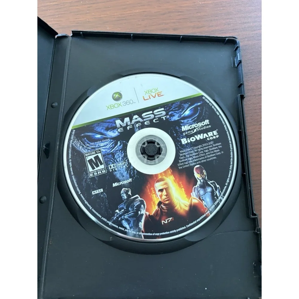Mass Effect (Microsoft Xbox 360,‎ 2007) Video Game